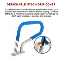 Swimming Pool Hand Rail Step Grab Rail 76.2x55.8cm with Drill Bit Home & Garden Kings Warehouse