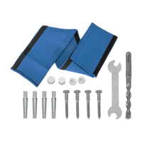 Swimming Pool Hand Rail Step Grab Rail 76.2x55.8cm with Drill Bit Home & Garden Kings Warehouse