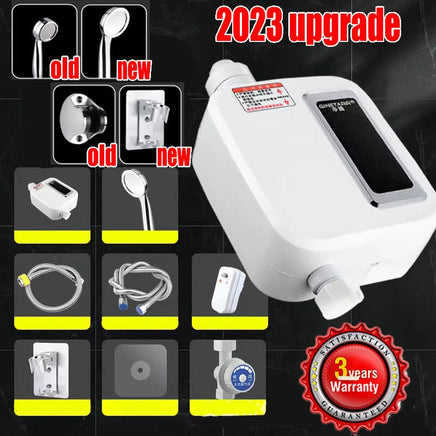 Tankless Instant Electric Hot Water Heater System Instant Hot Water Shower Heat Tools Kings Warehouse