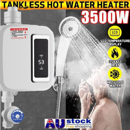 Tankless Instant Electric Hot Water Heater System Instant Hot Water Shower Heat Tools Kings Warehouse
