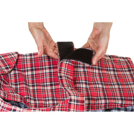 Tartan Red Dog Coat 45cm Kings Warehouse