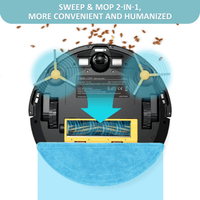 Tesvor S6 Turbo Robot Vacuum Cleaner Mop With Laser Navigation 4000Pa Home & Garden Kings Warehouse