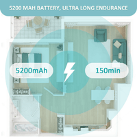 Tesvor S6 Turbo Robot Vacuum Cleaner Mop With Laser Navigation 4000Pa Home & Garden Kings Warehouse