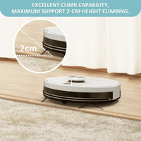 Tesvor S6 Turbo Robot Vacuum Cleaner Mop With Laser Navigation 4000Pa Home & Garden Kings Warehouse