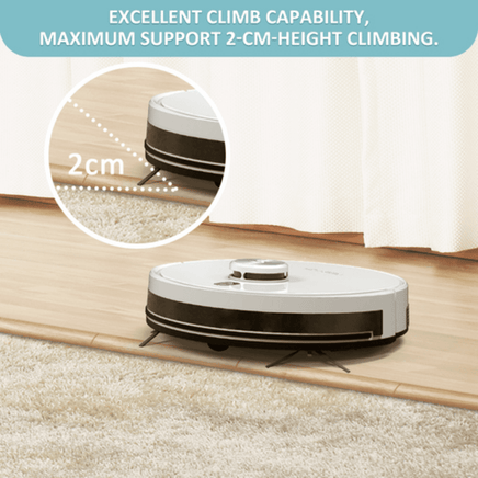 Tesvor S6 Turbo Robot Vacuum Cleaner Mop With Laser Navigation 4000Pa Home & Garden Kings Warehouse