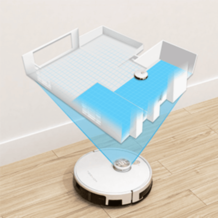 Tesvor S6 Turbo Robot Vacuum Cleaner Mop With Laser Navigation 4000Pa Home & Garden Kings Warehouse