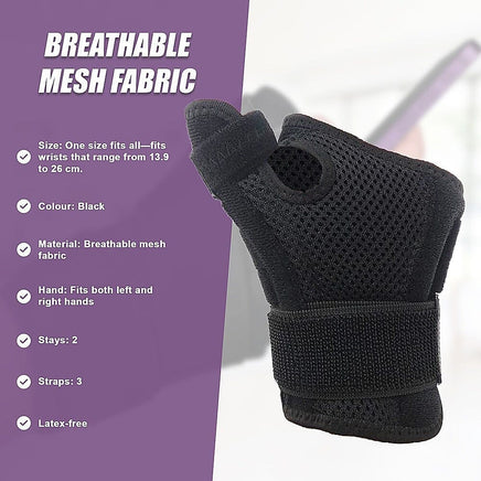 Thumb Stabiliser Brace Support Strap Splint Arthritic Sports Health & Beauty Kings Warehouse