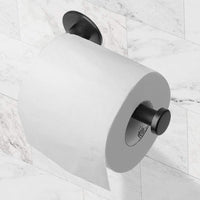 Toilet Paper Holder Self Adhesive Black Bathroom Paper Roll Holder Roll Holder 304 Kings Warehouse