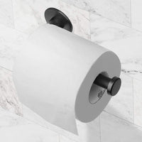 Toilet Paper Holder Self Adhesive Black Bathroom Paper Roll Holder Roll Holder 304 Kings Warehouse 