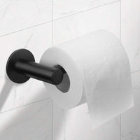 Toilet Paper Holder Self Adhesive Black Bathroom Paper Roll Holder Roll Holder 304 Kings Warehouse