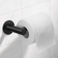 Toilet Paper Holder Self Adhesive Black Bathroom Paper Roll Holder Roll Holder 304 Kings Warehouse 