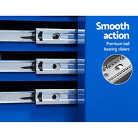 Tool Chest and Trolley Box Cabinet 16 Drawers Cart Garage Storage Blue The Ultimate Christmas Gift Guide Kings Warehouse