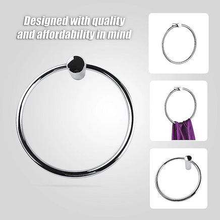 Towel Ring Rail Grade 304 Stainless Steel 18cm Home & Garden Kings Warehouse