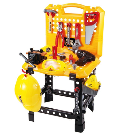 Toy Power Workbench, Kids Power Tool Bench Construction Set with Tools and Electric Drill Baby & Kids Kings Warehouse