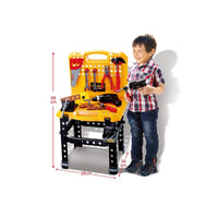Toy Power Workbench, Kids Power Tool Bench Construction Set with Tools and Electric Drill Baby & Kids Kings Warehouse