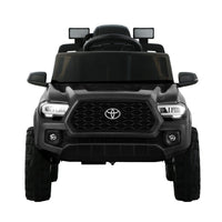 Toyota Ride On Car Kids Electric Toy Cars Tacoma Off Road Jeep 12V Battery Black Big Baby Bazaar Kings Warehouse