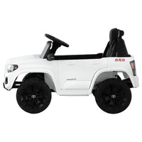Toyota Ride On Car Kids Electric Toy Cars Tacoma Off Road Jeep 12V Battery White Big Baby Bazaar Kings Warehouse
