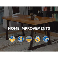 Trapezium Shaped Table Bench Desk Legs Retro Industrial Design Fully Welded Kings Warehouse