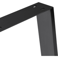 Trapezium Shaped Table Bench Desk Legs Retro Industrial Design Fully Welded Kings Warehouse