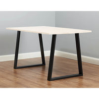 Trapezium Shaped Table Bench Desk Legs Retro Industrial Design Fully Welded Kings Warehouse