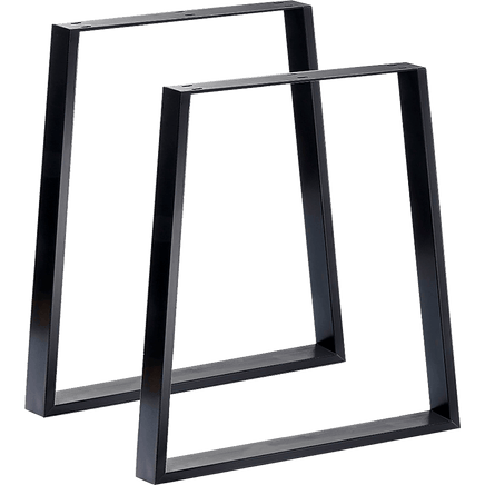 Trapezium Shaped Table Bench Desk Legs Retro Industrial Design Fully Welded Kings Warehouse