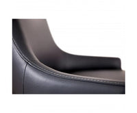 Tuberose Dining Chair PU Leather Solid Acacia Timber Wood Furniture - Dark Grey Kings Warehouse 