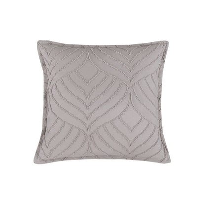 TUFTED MICROFIBRE SUPER SOFT CUSHION COVER-BEIGE Home & Garden Kings Warehouse