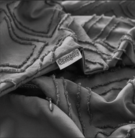 Tufted ultra soft microfiber quilt cover set-queen smoke Home & Garden Kings Warehouse