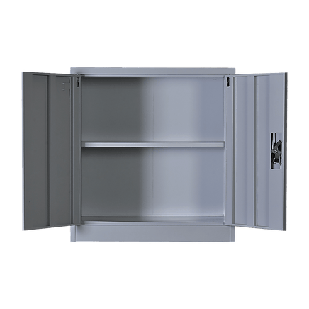 Two-Door Shelf Office Gym Filing Storage Locker Cabinet Safe Furniture Kings Warehouse