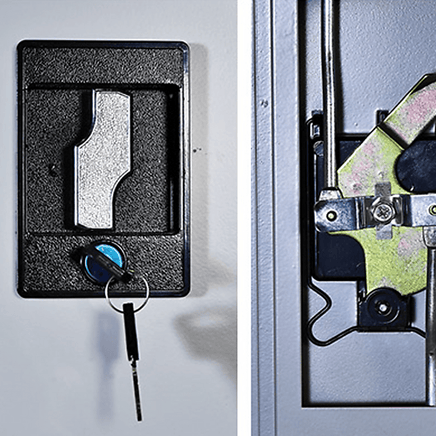 Two-Door Shelf Office Gym Filing Storage Locker Cabinet Safe Furniture Kings Warehouse