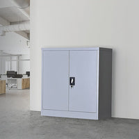 Two-Door Shelf Office Gym Filing Storage Locker Cabinet Safe Furniture Kings Warehouse