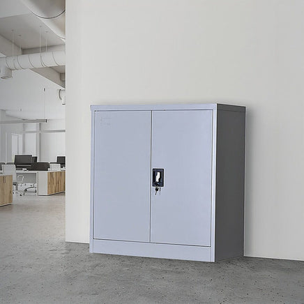 Two-Door Shelf Office Gym Filing Storage Locker Cabinet Safe Furniture Kings Warehouse