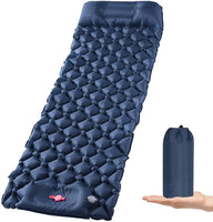 Ultralight Inflatable Camping Sleeping Pad with Pillow for Travelling and Hiking Kings Warehouse