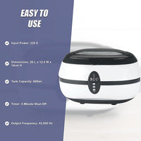 Ultrasonic Multi Purpose Sonic Wave Jewellery Cleaner Appliances Kings Warehouse