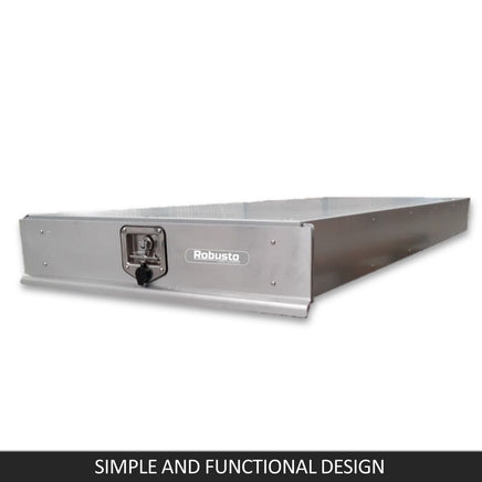 Under Tray Tool Box Trundle Drawer 1500 mm UTE Drawer Dual Extra Cab Toolbox Tools Kings Warehouse