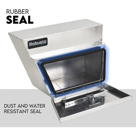 Under Tray Tool Box Underbody Pair Set 600mm Aluminium Auto Accessories Kings Warehouse