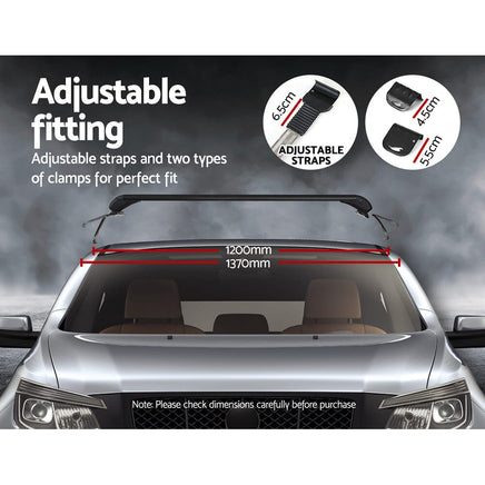 Universal Car Roof Rack Cross Bars 90cm Aluminium Adjustable Lockable 45kg Clamps Auto Accessories Kings Warehouse