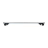 Universal Car Top Roof Rail Rack Cross Bar Aluminium Lockable 1350MM Outdoor Recreation Kings Warehouse