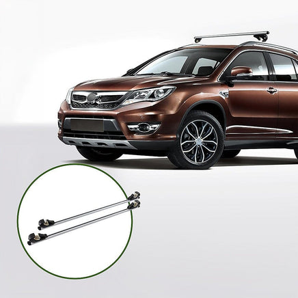 Universal Car Top Roof Rail Rack Cross Bar Aluminium Lockable 1350MM Outdoor Recreation Kings Warehouse