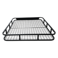 Universal Roof Rack Basket - Car Luggage Carrier Steel Cage Vehicle Cargo Outdoor Recreation Kings Warehouse