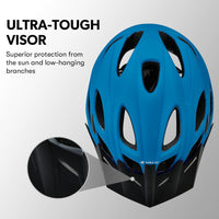 VALK Mountain Bike Helmet Small 54-56cm MTB Bicycle Cycling Safety Accessories Kings Warehouse