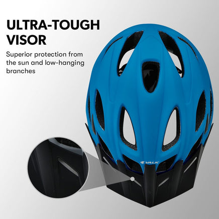 VALK Mountain Bike Helmet Small 54-56cm MTB Bicycle Cycling Safety Accessories Kings Warehouse