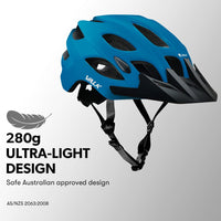 VALK Mountain Bike Helmet Small 54-56cm MTB Bicycle Cycling Safety Accessories Kings Warehouse