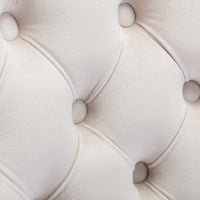 Velvet Home Office Chair- Beige Furniture Kings Warehouse