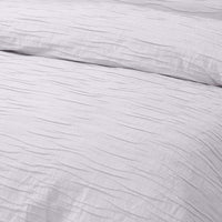 Vintage Design Homewares Malvern White Cotton Quilt Cover Set Single Home & Garden Kings Warehouse