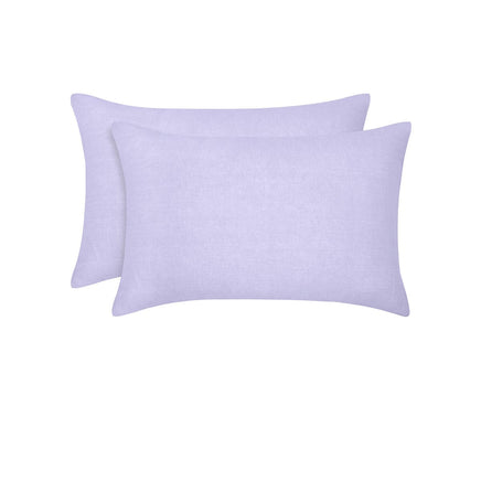 Vintage Design Homewares Pair of Lilac French Linen Standard Pillowcases 48 x 73cm Home & Garden Kings Warehouse