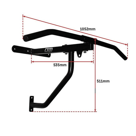 Wall Chin Up Pull Up Bar Punching Bag SpeedBall Station Sports & Fitness Kings Warehouse