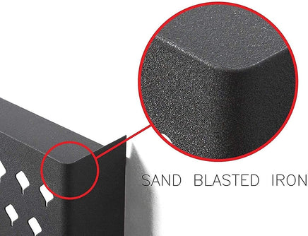 Wall Mount Earring Jewelry Hanger Organizer Holder with 109 Holes and 19 Hooks (Black) Kings Warehouse