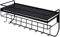 Wall Mounted Classic Black Iron Designer for Cosmetics and Jewelry Storage Shelf Kings Warehouse