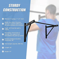 Wall Mounted Pull Up Bar Sports & Fitness Kings Warehouse